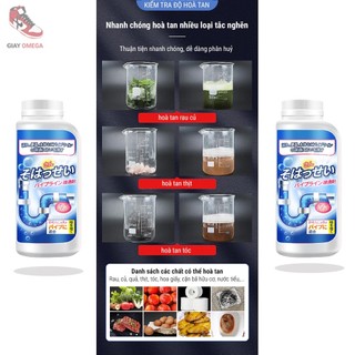 Lọ sinh học đa năng Bashiyomi 300g làm sạch, bảo vệ đường ống , khử mùi hôi, an toàn sức khoẻ , công nghệ Nhật Bản