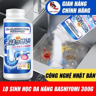Lọ sinh học đa năng Bashiyomi 300g làm sạch, bảo vệ đường ống , khử mùi hôi, an toàn sức khoẻ , công nghệ Nhật Bản