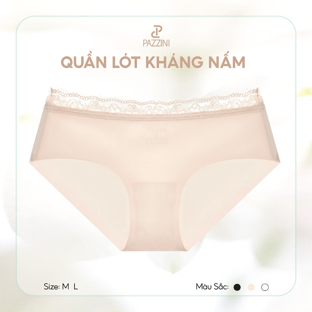 Combo 4 quần lót nữ su đúc không đường viền Pazzini kháng nấm co giãn 4 chiều, thoải mái tốt - WU002 Women