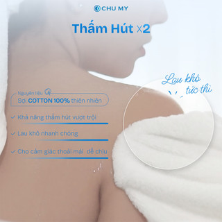 Khăn Tắm Khách Sạn CHU MY – Chất Liệu Cotton Tự Nhiên Cao Cấp