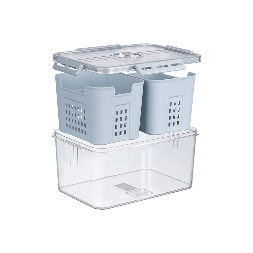 Hộp Đựng Thực Phẩm Chia 2 Ngăn Hokori Chính Hãng VIỆT NHẬT (Mã 6570)