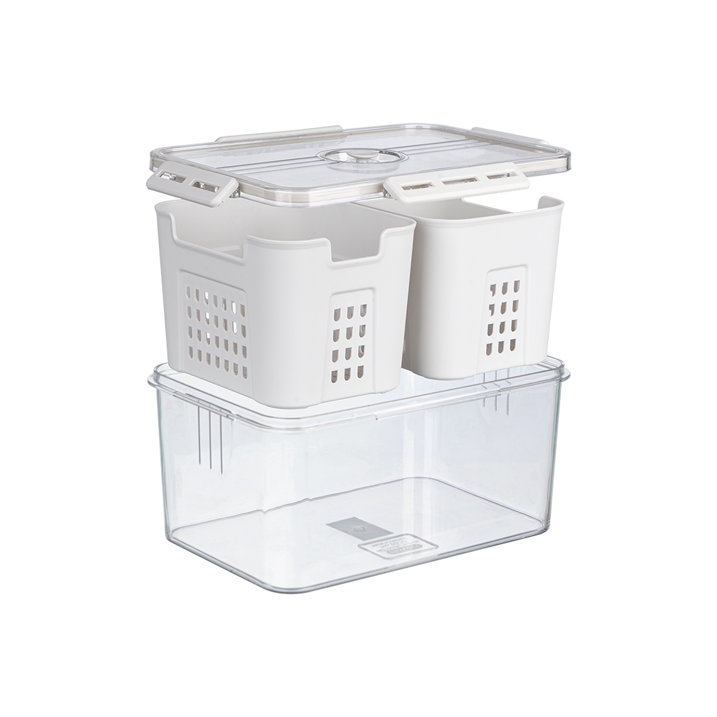 Hộp Đựng Thực Phẩm Chia 2 Ngăn Hokori Chính Hãng VIỆT NHẬT (Mã 6570)
