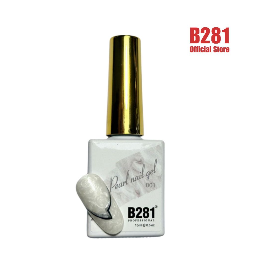 Sơn gel B281 lẻ sơn móng tay gel ngọc trai nail gel sơn ngọc trai 6 màu ...