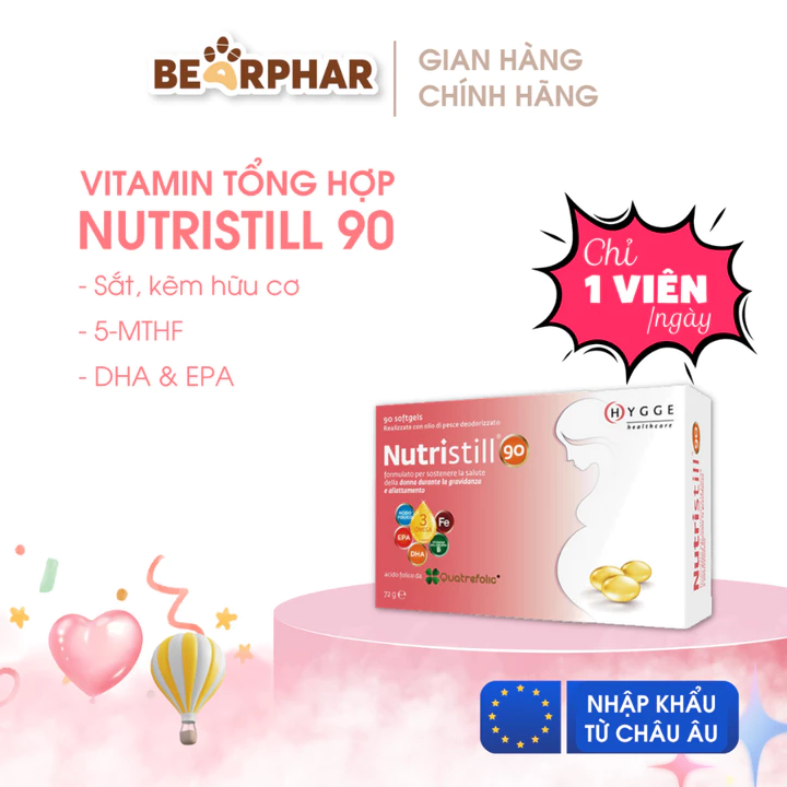 Combo Maternity Vitamin Nutristil Calcium Mix – 3