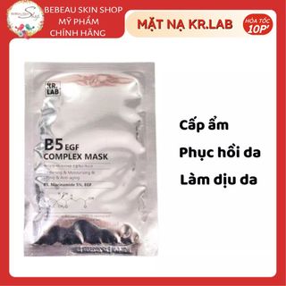 Mặt Nạ B5 Kr.Lab Cấp Ẩm Phục Hồi Dưỡng Trắng EGF Complex Mask B5 Niacinamide EGF - Bebeau