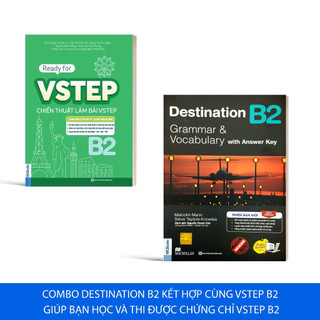 Sách - Combo Luyện thi chứng chỉ Tiếng Anh trình độ B2 - Destination B2 + VSTEP B2
