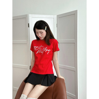 Áo Thun Nữ Baby Tee " LOVE TO LOVE YOU" - Kraken Drk 100% cotton 250gsm