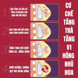 [Tăng vòng 1 tự nhiên] Trà tăng size vòng 1 Fengcha làm tăng estrogen tự nhiên gúp vòng 1 phát triển bịch 30 túi lọc