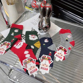 Set 10 đôi tất Noel cổ cao, tất, vớ giáng sinh cho bé trai, bé gái họa tiết dễ thương từ 1 - 12 tuổi BC_CHIC LINGERIE