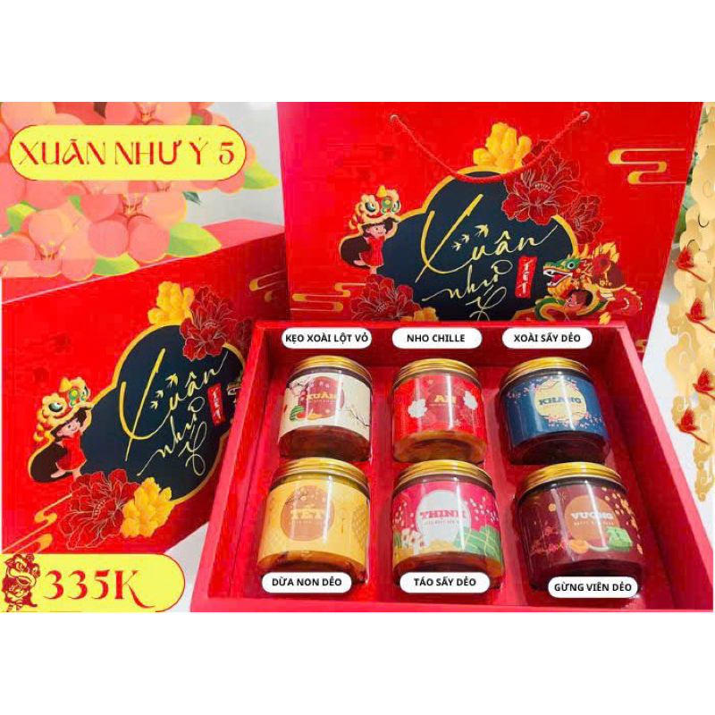 QUÀ TẾT 2025 - AN LÀNH - Ý NGHĨA. MÓN QUÀ TỐT CHO SỨC KHOẺ .SET QUÀ TẾT HẠT DINH DƯỠNG VÀ TRÁI CÂY SẤY.