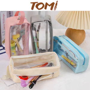 Hộp Bút Trong Suốt Nhiều Màu Chọn Lựa TOMI 319