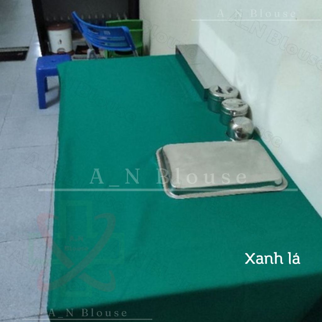 Ga phủ giường y tế, phẫu thuật, spa với 3 màu cơ bản - Khăn y tế, Khăn trải bàn nha khoa hàng kaki đẹp
