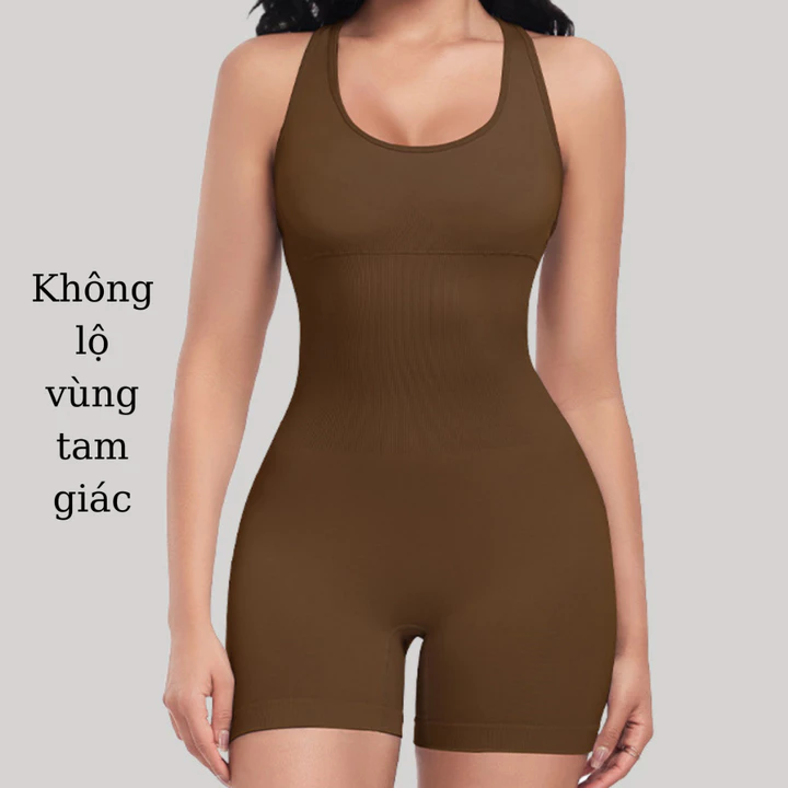 Jumpsuit Set Đồ Tập Gym Nữ FITCAN Set Đồ Tập Yoga Có Đệm Mút Hở Lưng Chun Mông Chất Thun Dày Dặn J02