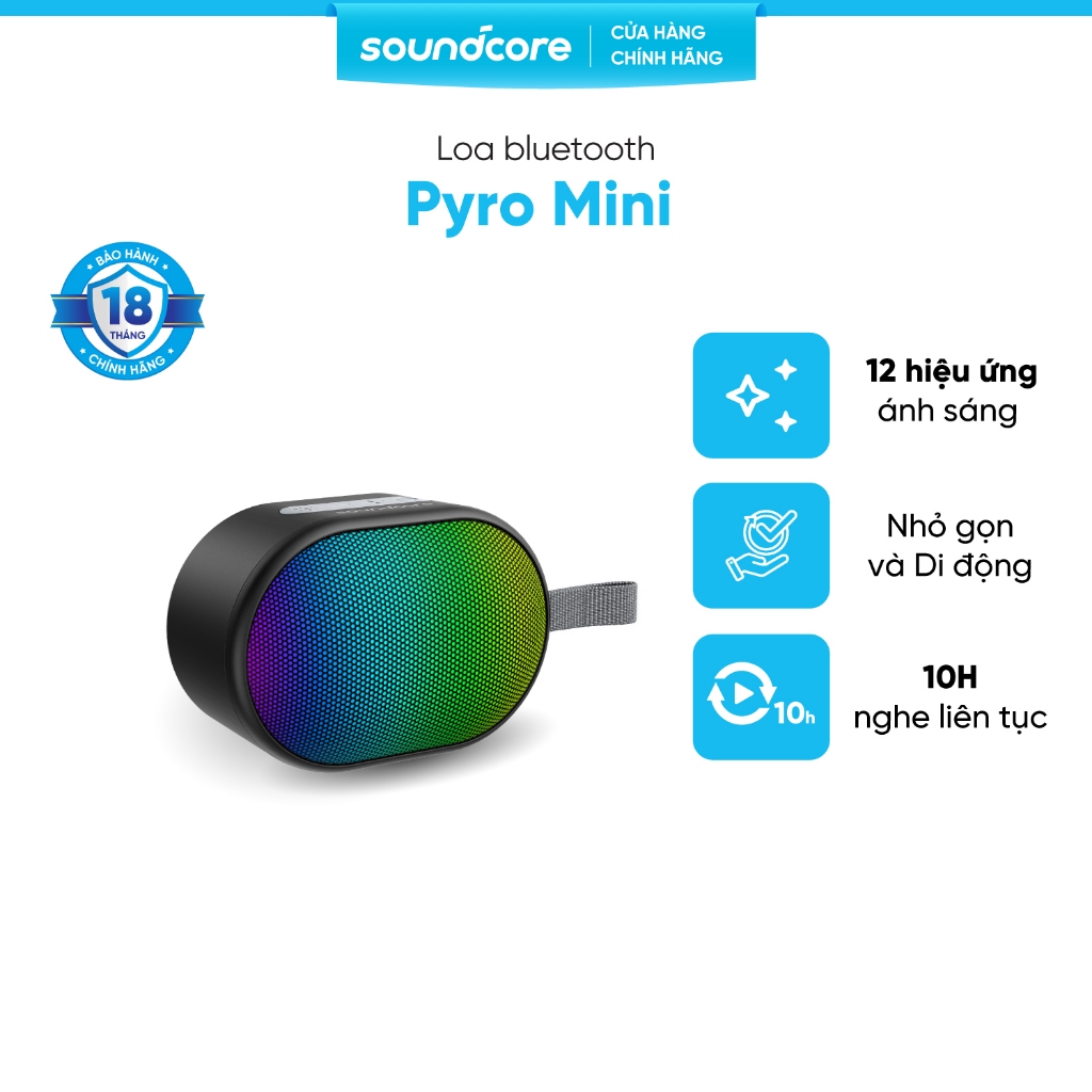 [Livestream] Loa bluetooth soundcore Pyro Mini | Pin 10 giờ | 12 hiệu ...