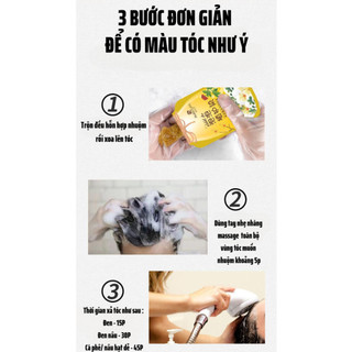 [HOT] THUỐC NHUỘM TÓC RUSIDAN - NHUỘM DƯỠNG 2 TRONG 1, LÊN MÀU CHUẨN THỜI TRANG TRONG 15 PHÚT!