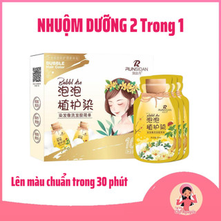 [HOT] THUỐC NHUỘM TÓC RUSIDAN - NHUỘM DƯỠNG 2 TRONG 1, LÊN MÀU CHUẨN THỜI TRANG TRONG 15 PHÚT!