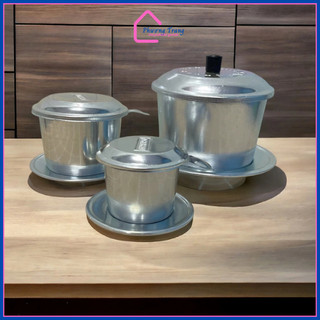 PHIN CAFE NHÔM nhiều size phù hợp dùng cho cá nhân, quán nước - Trung, Đại, Cồ - Phương Trang