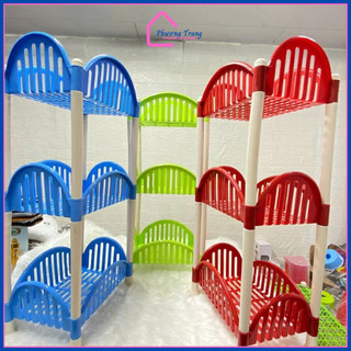 Kệ Nhựa Chữ Nhật 2, 3 Tầng Để Đồ Nhà Tắm, Phòng Bếp Đa Năng chắc chắn, Bền đẹp - Phương Trang