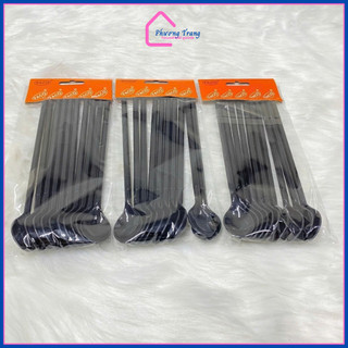 Combo 10 muỗng nhựa trà sữa, cà phê, sinh tố - Phương Trang