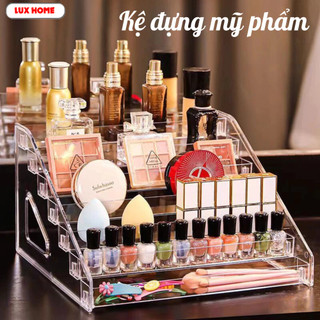 Kệ Nhiều Tầng Đựng Mĩ Phẩm, Nước Hoa, Đồ Makeup Sơn Móng Tay Phấn Mắt 3/5/7 Tầng Decor Gọn Gàng