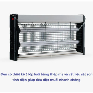 Đèn Bắt Muỗi Rạng Đông DBM01 & DBM02 - Đèn Diệt Côn Trùng Bằng Trường UV Cho Nhà Hàng, Bệnh Viện