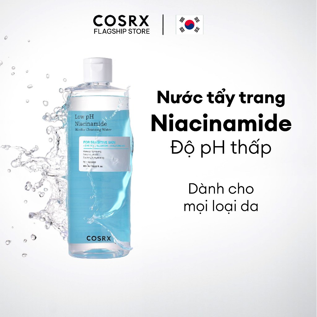 Ảnh Bộ 3 Làm sạch-Bảo vệ da: SRM Salicylic Acid 150mL-Tẩy trang Niacinamide 400ml-Kem chống nắng Ultra-light 2