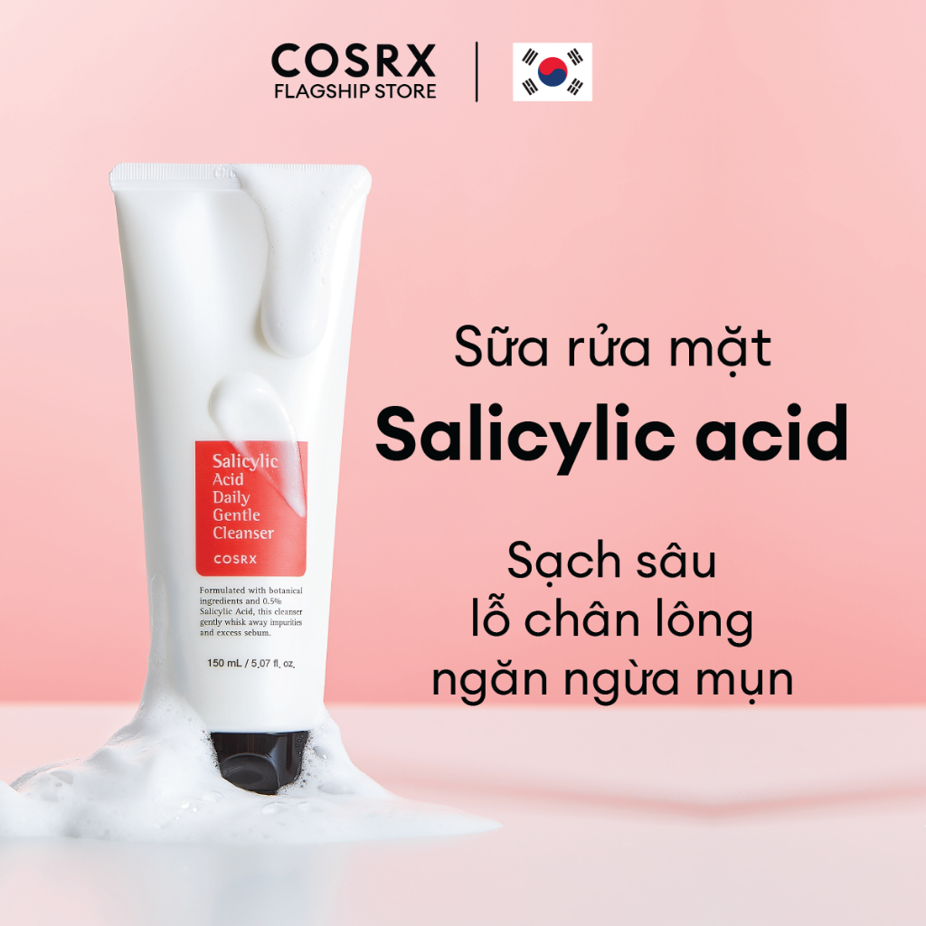 Ảnh Bộ 3 Làm sạch-Bảo vệ da: SRM Salicylic Acid 150mL-Tẩy trang Niacinamide 400ml-Kem chống nắng Ultra-light 3