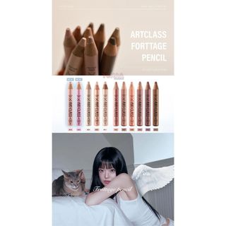[Y290] Chì Đa Năng Too Cool For School l Artclass Frottage Pencil - Kẻ Bọng Mắt, Màu Mắt, Má Hồng
