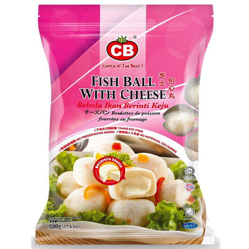 CB Bánh Bao Hải Sản Cá Viên Nhân Phô Mai Malaysia Thả Lẩu
