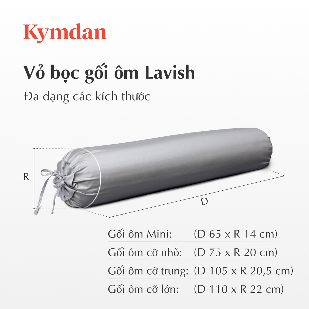 Ảnh Vỏ bọc gối ôm Kymdan Lavish 2