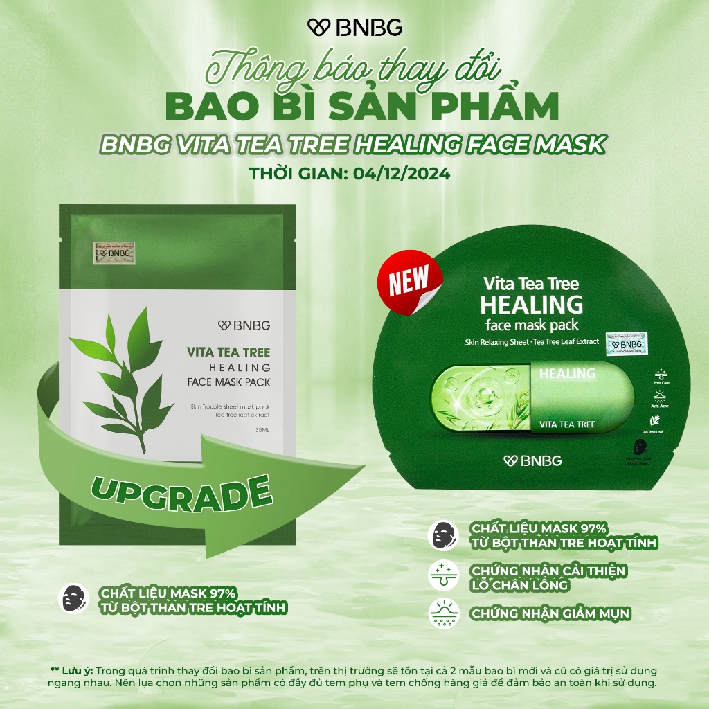 Ảnh Mặt nạ BNBG cấp ẩm dưỡng trắng da Mask 30ml 4