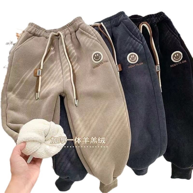 Quần nhung Lót Lông Nhí quần nhung gân chuẩn hàng QCCC  size từ 8-21kg