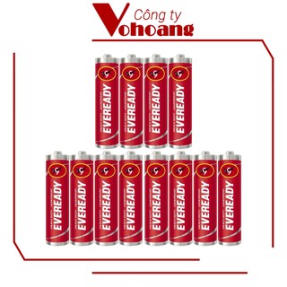 Bộ 12 pin AAA - Pin đũa Eveready Heavy Duty 1.5V carbon không sạc (Đỏ)
