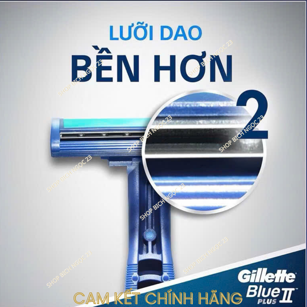 Dao cạo râu Gillette 2 lưỡi túi 5+1 cái