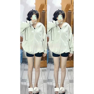 Áo Hoodie Nỉ Bông From Rộng Nam Nữ (Cổ Cao)