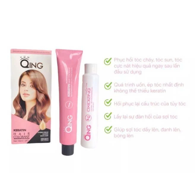 Nhuộm Phủ Bạc Qing, Không Khô Tóc, Ăn Bạc 100%