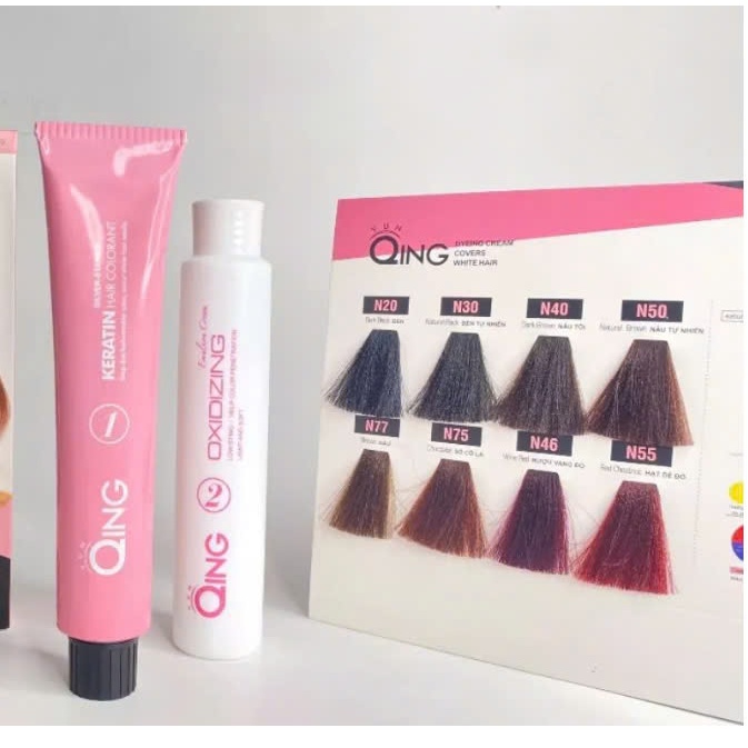 Nhuộm Phủ Bạc Qing, Không Khô Tóc, Ăn Bạc 100%