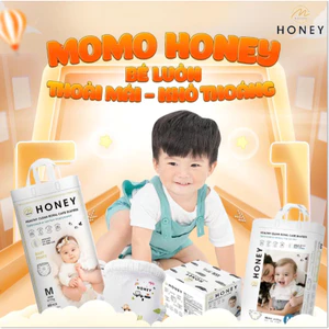 Bỉm MOMO HONEY PREMIUM dán quần đủ size NB/S/M/L/XL/2XL/3XL simgphone