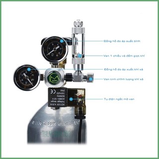 Van Tinh Chỉnh Co2 Mufan Chính Hãng - Sử Dụng Cho Bình Khí Co2 Thủy Sinh