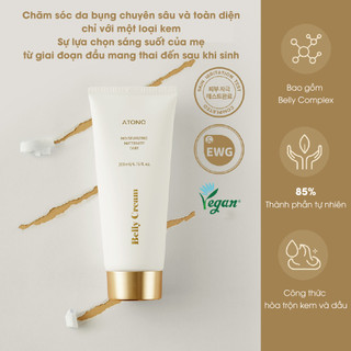 Kem Rạn Da Cho Bà Bầu ATONO2 Giúp Chống Rạn Da Trước Và Sau Sinh Giảm Mờ Thâm Sẹo 200ml