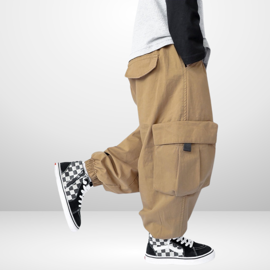 Quần Kaki túi hộp, Phong Cách hip hop Đường Phố Cho Bé Trai, Bé Gái | JJ Kids Fashion
