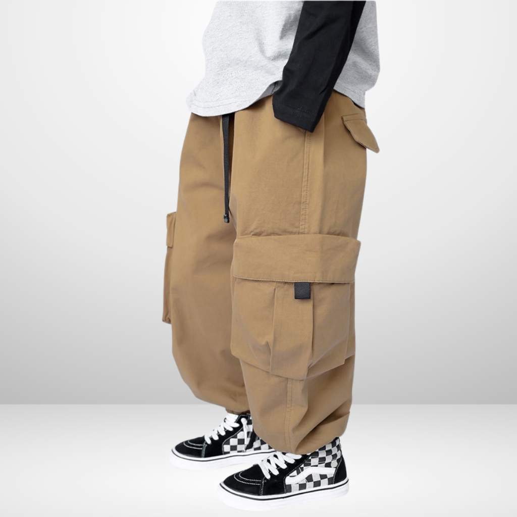 Quần Kaki túi hộp, Phong Cách hip hop Đường Phố Cho Bé Trai, Bé Gái | JJ Kids Fashion