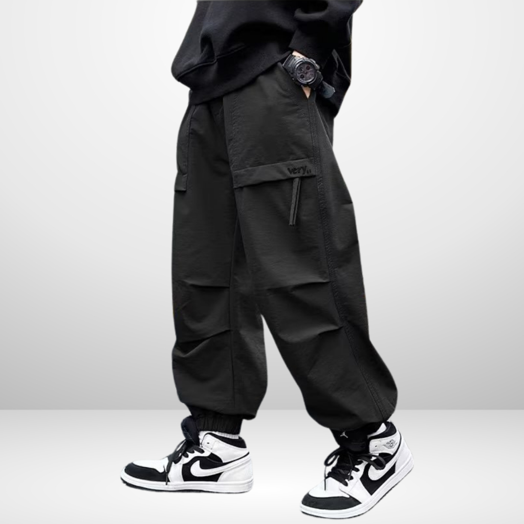 Quần Dù Ống Bo Túi Hộp Trẻ Em Phong Cách Hip Hop Cho Bé Trai Bé Gái | JJ Kids Fashion