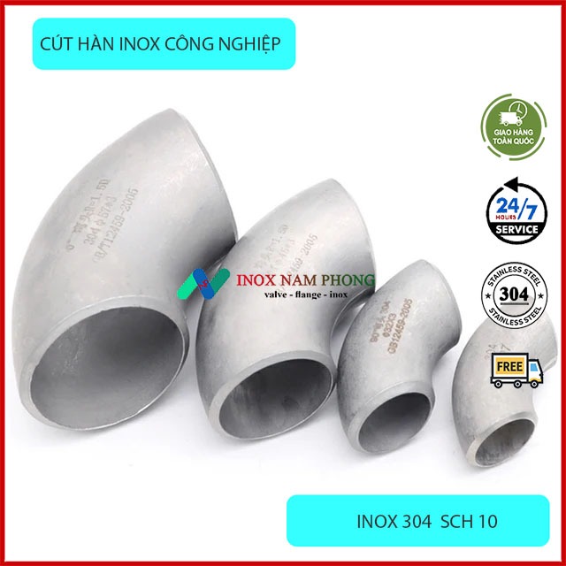 CÚT HÀN INOX 304, CÚT HÀN CÔNG NGHIỆP SCH10, 304 CHUẨN | Shopee Việt Nam