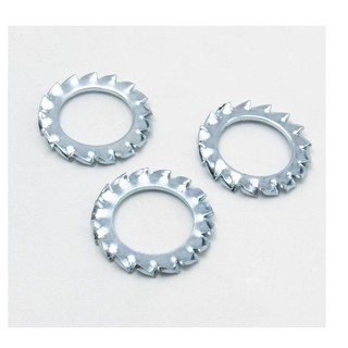 (Thép mạ) M4-M16 Long đen gai , long đen xước thép mạ