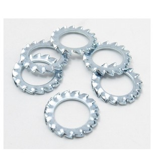 (Thép mạ) M4-M16 Long đen gai , long đen xước thép mạ