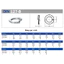 50 cái M3-M12 Long đen vênh M3,-M12 INOX201