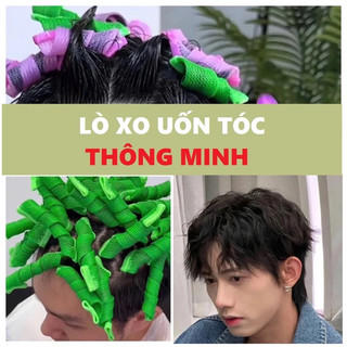 Lô Uốn Tóc Thông Minh, Lò Xo Uốn Tóc Nam, Trục Uốn Xoăn Layer Magic Perm Rollers