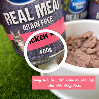 [400g] COMBO 10 & 5 Lon Pate Snappy Tom Hộp 400G Cho Mèo Cá Thật, Dạng Nguyên Miếng, Sốt, Nhuyễn