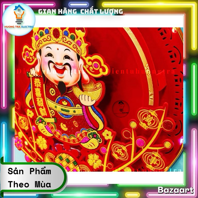 [Hàng loại 1] LIỄN NHUNG ÔNG THẦN TÀI CÓ ĐÈN KHÔNG LẮC- Sang Trọng & Ý Nghĩa – Kêu Gọi Tài Lộc Cho Gia Chủ